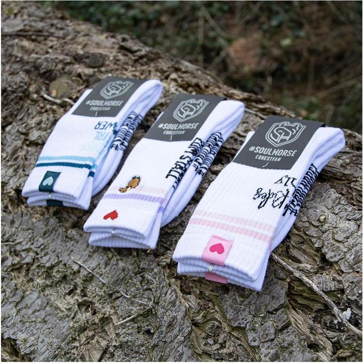 Immagine prodotto Soulhorse Calzini da tennis HORSE GIRL POWER (39 - 42)