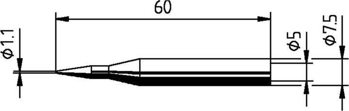 Produktbild Kurtz Ersa Lötspitze bleistiftspitz D (Lötspitze)