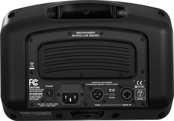 Productafbeelding Behringer Eurolive B205D (Actief, 1 stuk, 1x 125 W)