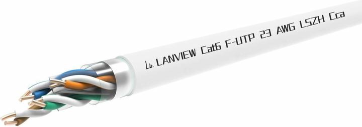 Productafbeelding Lanview Cat6 F-UTP Netwerkkabel (CAT6, 500 m)