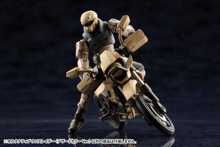 Actual product image Kotobukiya Hexa Gear Plastic Model Kit 1/24 Alternative Cross Rider Desert Color Ver. 10 cm