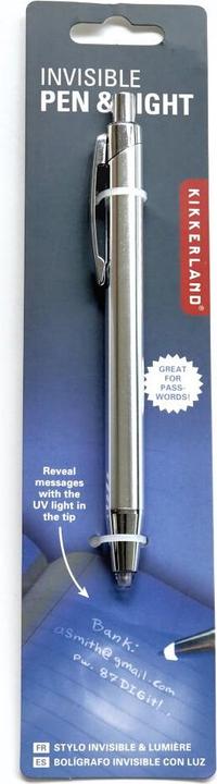 Image du produit Kikkerland Stylo et lumière invisibles (1x)
