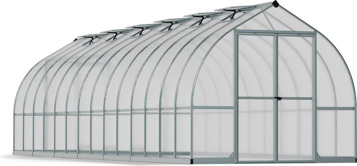 Produktbild Palram Gewächshaus Bella 244x844cm Silber