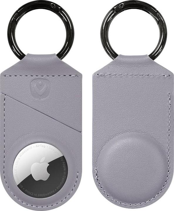 Actual product image Valenta Schlüsselanhänger AirTag Case Snap Lilla
