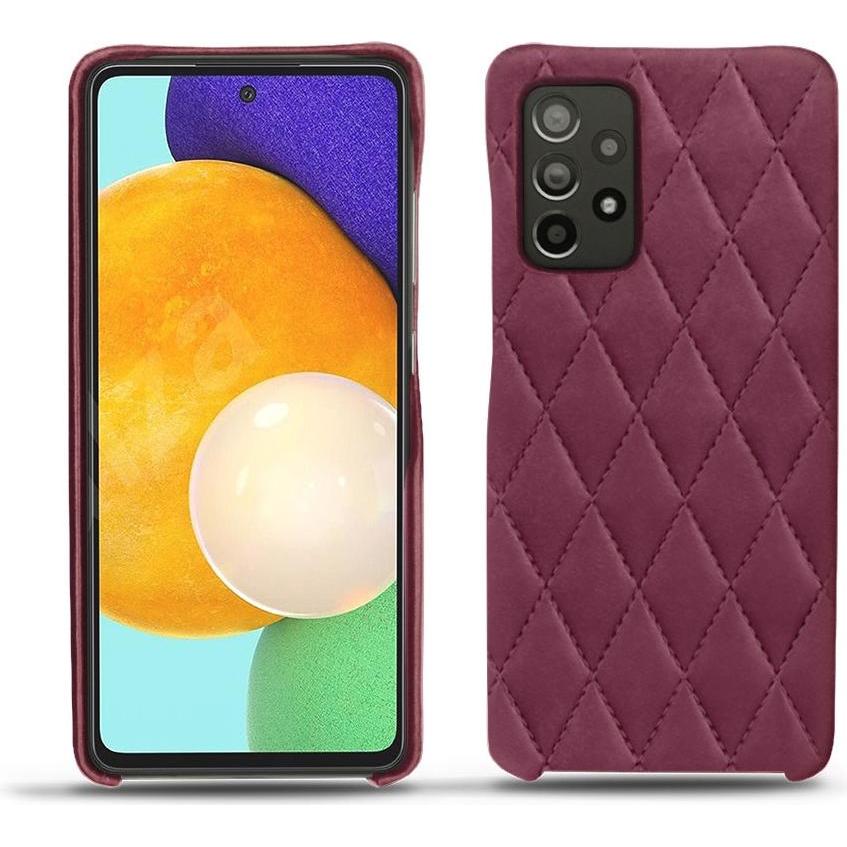 Noreve Lederschutzhülle (Samsung Galaxy A52), Smartphone Hülle, Violett