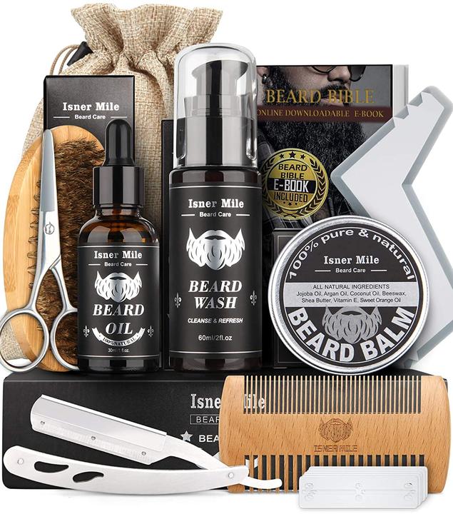 Immagine prodotto Isner Mile Set per la cura della barba (Set per la cura della barba)