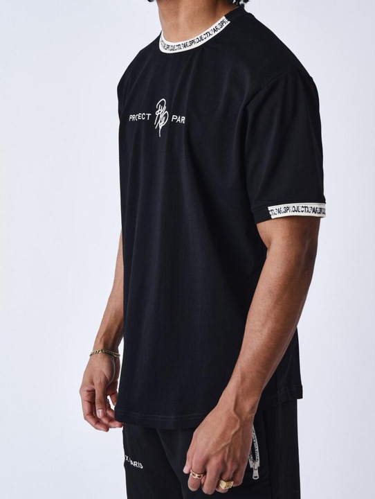Image du produit Project X Paris t-hirt avec bande contratée logotée project x pari (S)