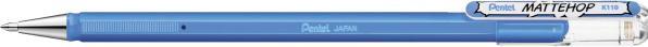 Actual product image Pentel Mattehop gel pen sky blue 0.5 mm, writing colour: blue, 1 pc. (Blue, Light blue, 1x)