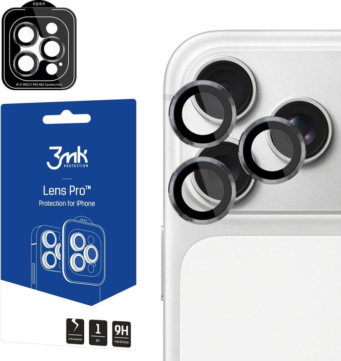 Actual product image 3MK - Lens Protection - iPhone 17 Pro - Titanium Gray (Apple iPhone 17 Pro, Apple iPhone 17 Pro Max)