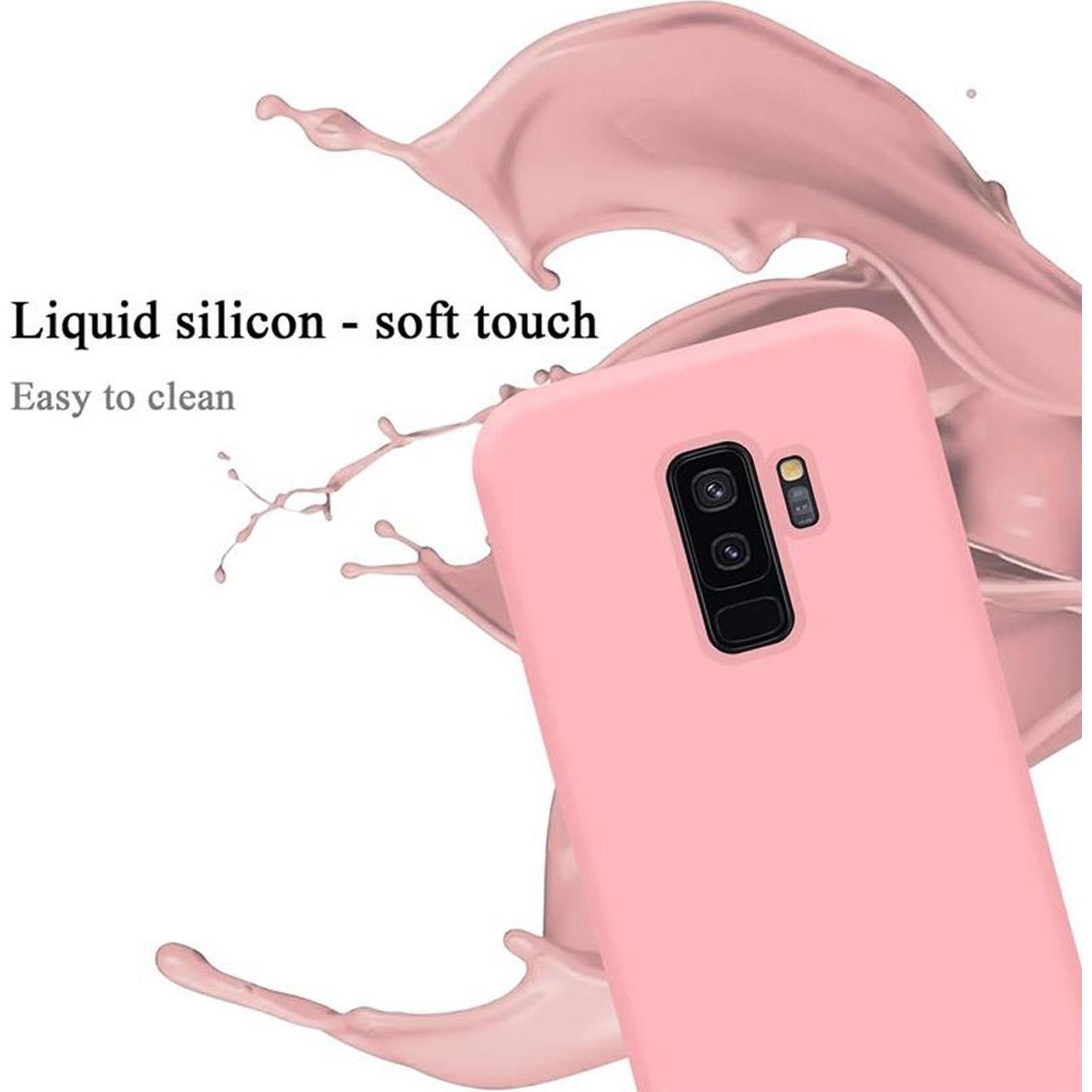 Thumbnail - Cadorabo TPU Liquid Silicone Case Cover (Samsung Galaxy S9+), Smartphone Hülle, Rosa
