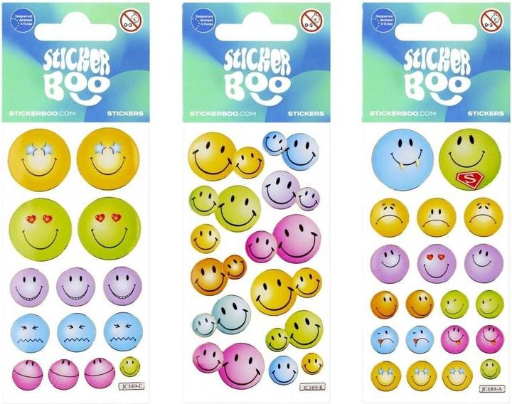 Produktbild Starpak Aufkleber BOO silber Emoji-Aufkleber 2