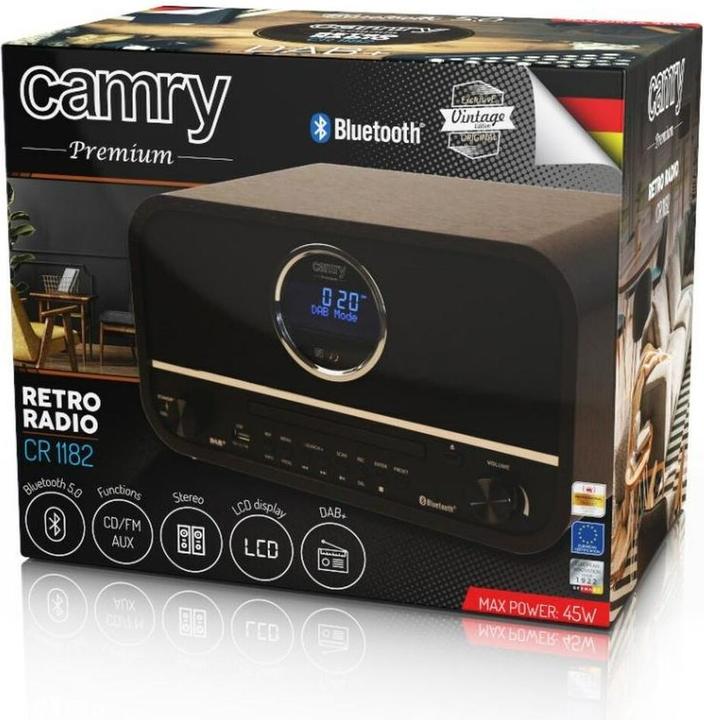 Image du produit Camry CR 1182 (DAB+ DAB, AM, FM, Bluetooth)