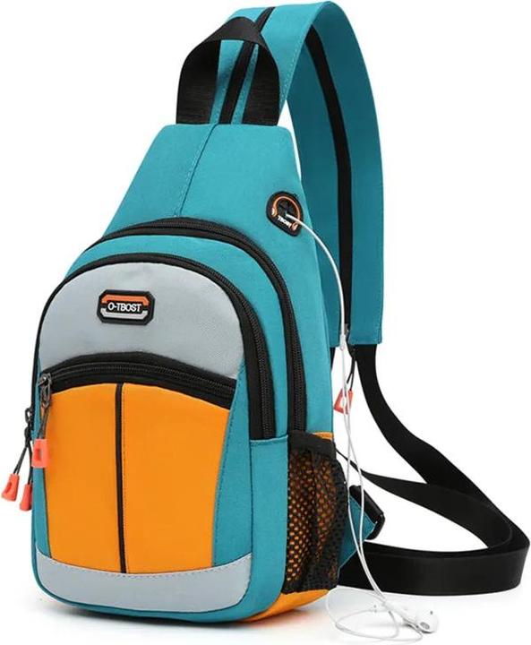 Produktbild Only-Bags.Store Mini-Rucksack Kleine Brusttasche Messenger Bag Sporttasche Reisetasche Rucksack Crossbody Bag