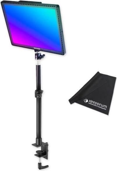 Actual product image Neewer Streaming-Leuchte GL1C mit Tischhalterung und Tuch (Video light)