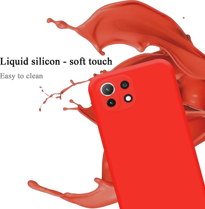 Produktbild Cadorabo TPU Liquid Silicone Case Hülle für Xiaomi Mi 11 LITE (4G / 5G) / 11 LITE NE (Xiaomi 11 Lite 5G NE, Xiaomi Mi 11 Lite, Xiaomi Mi 11 Lite 5G)