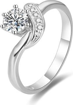 Immagine prodotto Beneto Anello in argento con zirconi AGG345 - Circuito: 56 mm (56)