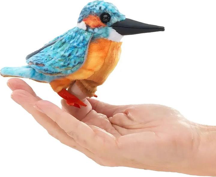 Produktbild Folkmanis Fingerpuppe mini Eisvogel