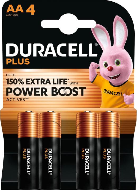 Duracell Plus (4 Stk., AA, 3250 mAh)