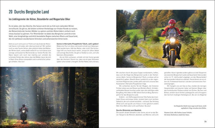 Produktbild Die schönsten Motorradtouren in Deutschland (Deutsch, Heinz E. Studt, 2023)