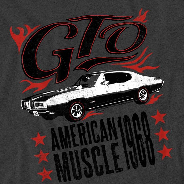 Produktbild Pontiac GTO TShirt meliert (L)