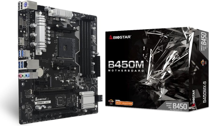 Biostar B450MX (AM4, AMD B450, mATX)