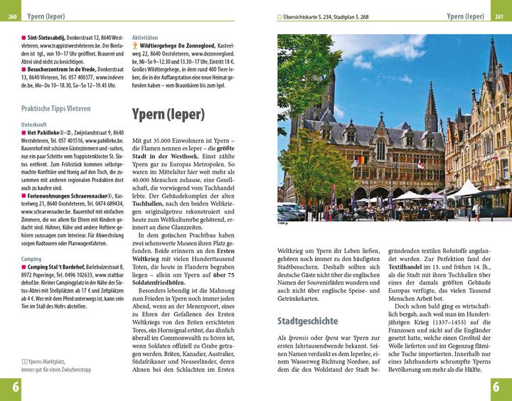 Actual product image Reiseführer Belgische Küste – Westflandern mit Brügge (German, Günter Schenk, 2024)