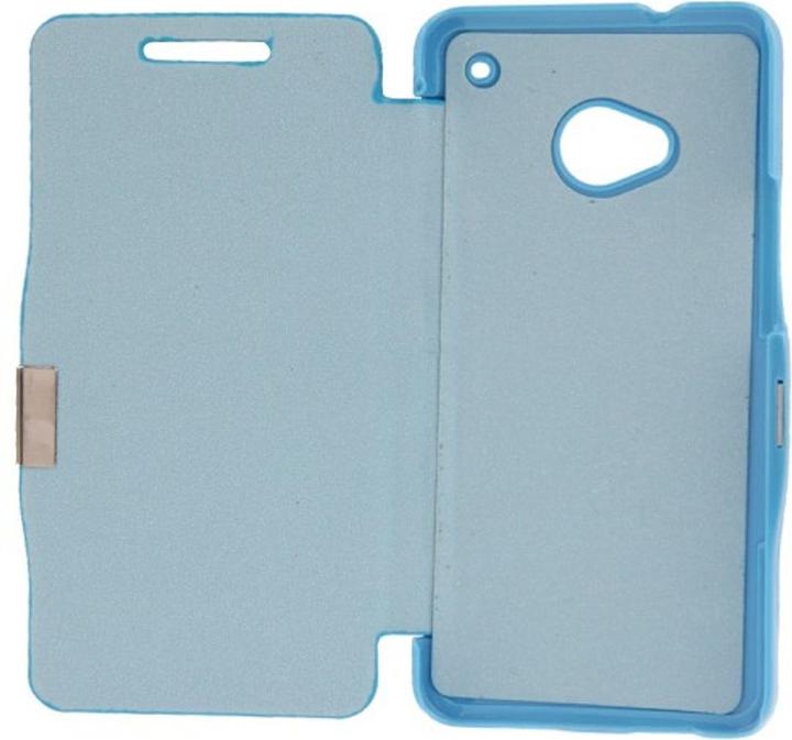 Actual product image König Design Mobile phone case for HTC One / M7 blue brushed (OnePlus X)