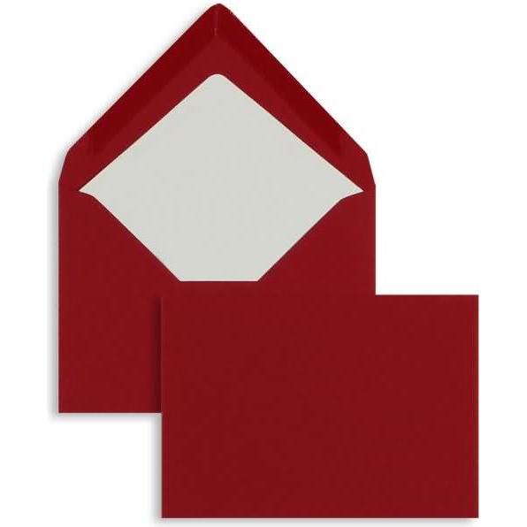 Thumbnail - Blanke, Briefumschlag, Briefumschläge 157x225mm (DIN C5) 100g/qm gummiert VE=100 Stück rot (100 x)
