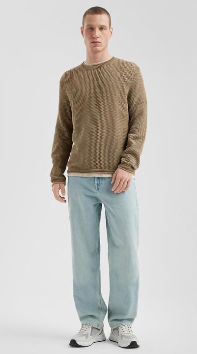 Actual product image s.Oliver Strickpullover Gewaschener Strickpullover mit Strukturmuster (L)