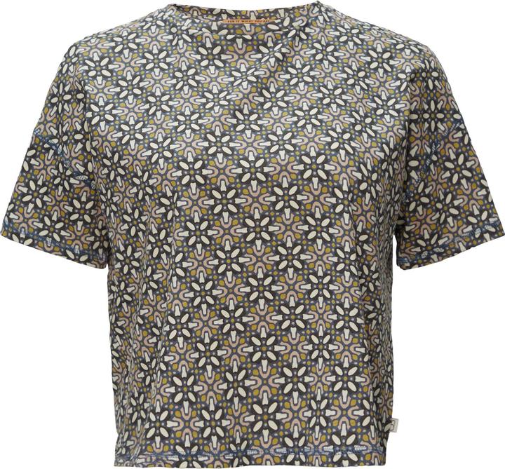 Produktbild S.Oliver T-Shirt Verkürztes T-Shirt mit All-over-Print (S)