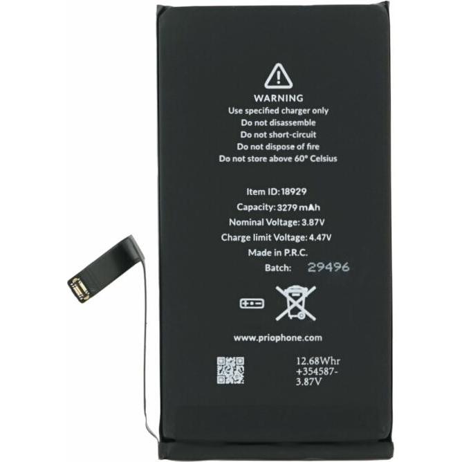 prio Akku für iPhone 14 (Universeller APN), Smartphone Akku