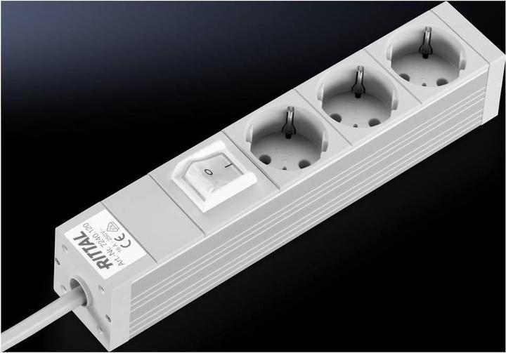 Productafbeelding Rittal Power strip (rack (3x, CEE 7/3, 2 m)