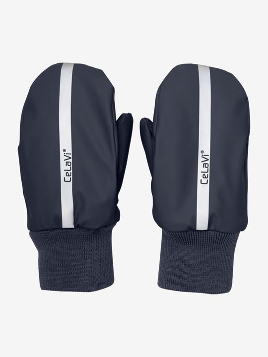 Actual product image CeLaVi lined rain gloves Navy (4, 5, 6)