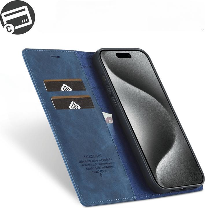 Produktbild LC.Imeeke iPhone 16 Pro Max - Flip Case Vintage (Apple iPhone 16 Pro Max)