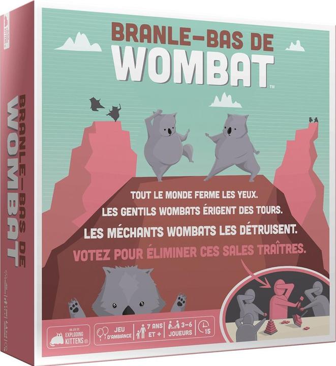 Immagine prodotto Exploding Kittens Branle-Bas de Wombat (Francese)