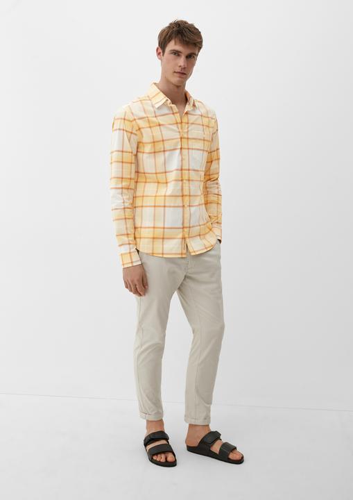 Immagine prodotto s.Oliver Hemd Kariertes Hemd aus Baumwollstretch (S)