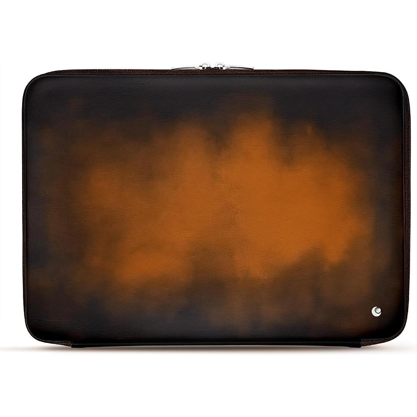 Noreve Lederhülle, Notebooktasche, Braun