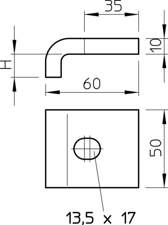 Produktbild OBO Bettermann OBO KWH/5 FT Klemmwinkel 5mm Paar (Diverse)