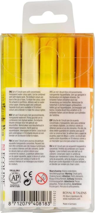 Produktbild Talens ECOLINE - Brush Pen Set (5x)