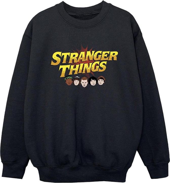 Produktbild Netflix Stranger Things Comic Heads Sweatshirt Jungen (128)