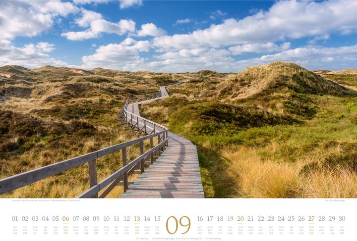 Image du produit Tage am Meer Kalender 2026 (45 x 33 cm, Couverture rigide, Anglais, Français, Allemand)