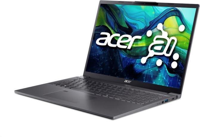 Actual product image Acer Aspire 16/A16-71M-50JT/U5-115U/16&quot,/WUXGA/16GB/512GB/Iris Xe/W11H/Grau/2R (16", 512 GB, 16 GB, DE, Intel Core Ultra 5 115U)