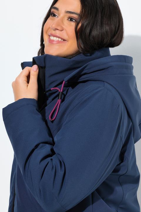 Produktbild Ulla Popken HYPRAR Funktionsjacke, wasserabweisend, Kapuze (62)