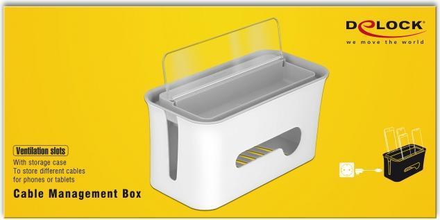 Actual product image Delock Cable management box with storage case