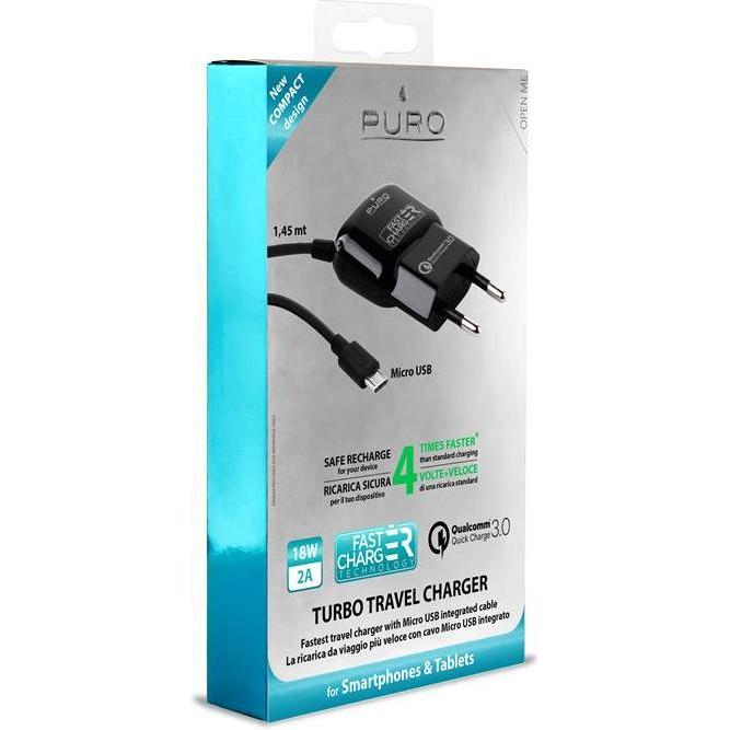 Thumbnail - Archos Qualcomm QC 3.0 Micro USB (18 W), USB Ladegerät, Schwarz