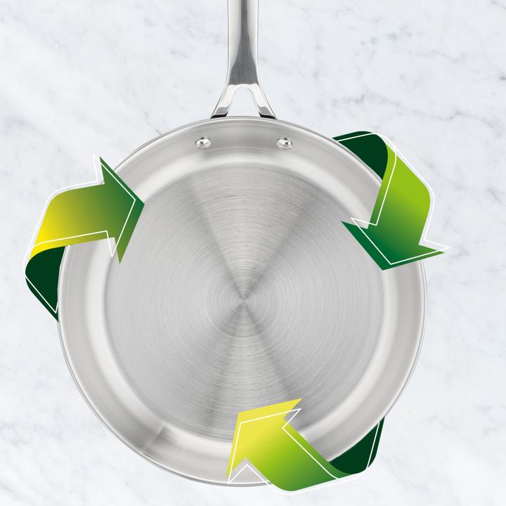 Actual product image Tefal Set Jamie Oliver Cook Smart 20/24/28 cm (Pan set + pot set, Frying pan, Stainless steel)