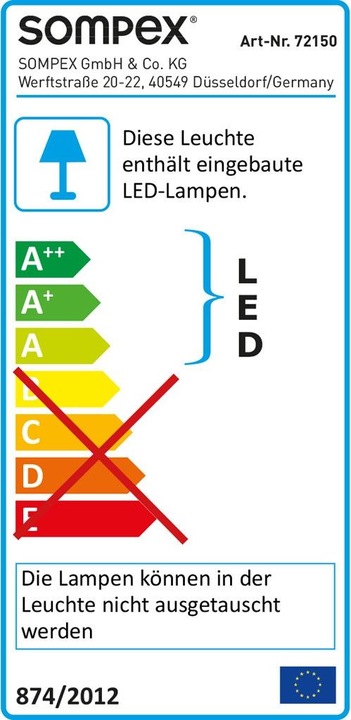 Energie-Label Sompex Lucy II (120 lm)