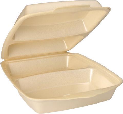 Produktbild Papstar 12044 Brotdose Expandiertes Polystyrol (EPS) Beige (e) (50 x)