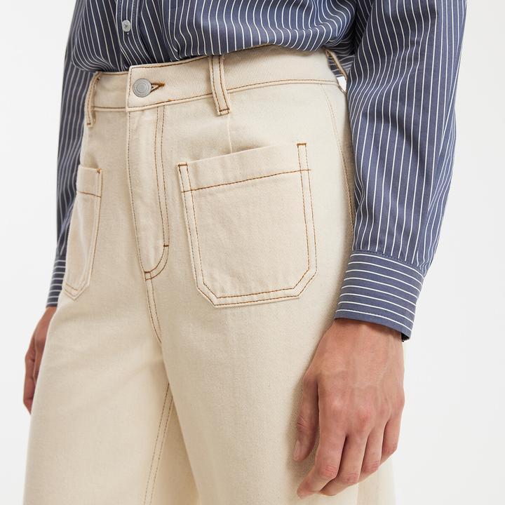 Actual product image La Redoute Collections Weite Denim-Jeans (Frequency band 38 (2600 MHz))