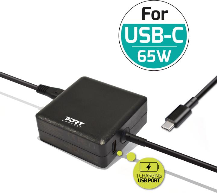 Produktbild Port Designs Stromversorgung 65 W - Typ C - Eu (65 W)